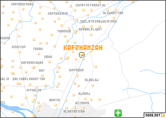 map of Kafr Ḩamzah