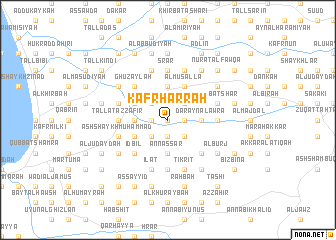 map of Kafr Ḩarrah