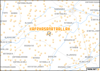 map of Kafr Ḩasan ‘Aţāʼ Allāh