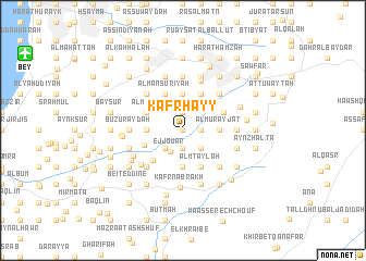 map of Kafr Ḩayy