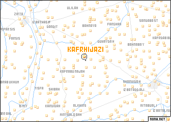 map of Kafr Ḩijāzī