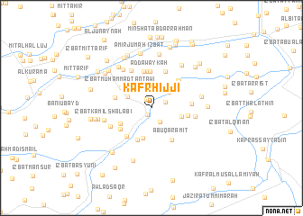 map of Kafr Ḩijjī