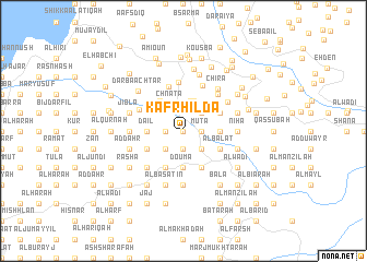 map of Kafr Ḩildā