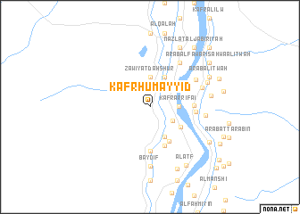 map of Kafr Ḩumayyid