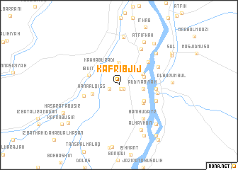 map of Kafr Ibjīj