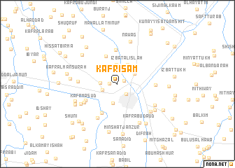 map of Kafr ‘Işām