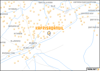 map of Kafr ‘Īsá Qandīl
