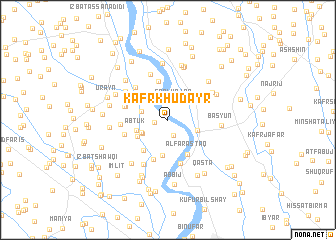 map of Kafr Khuḑayr