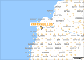 map of Kafr Khulluş