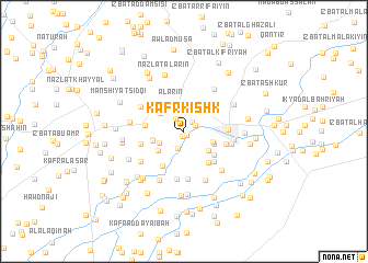 map of Kafr Kishk