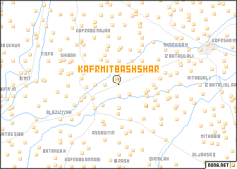 map of Kafr Mīt Bashshār