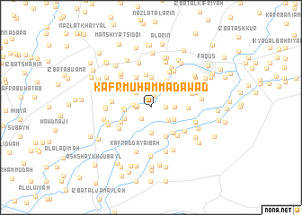 map of Kafr Muḩammad ‘Awaḑ