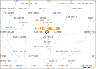 map of Kafr Nabūdah