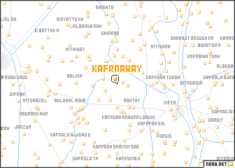 map of Kafr Nawāy