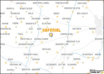 map of Kafr Ni‘āl