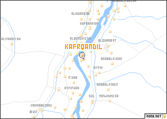 map of Kafr Qandīl