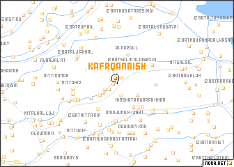 map of Kafr Qannīsh