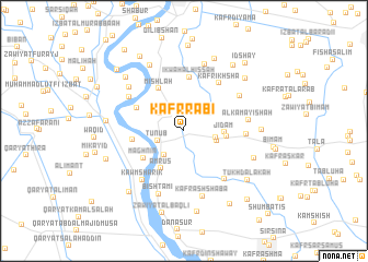 map of Kafr Rabī‘