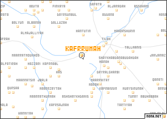 map of Kafr Rūmah