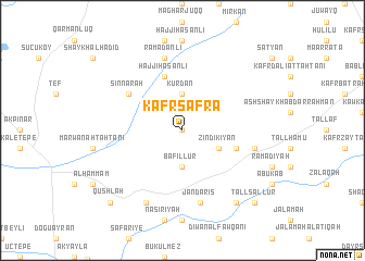 map of Kafr Şafrāʼ