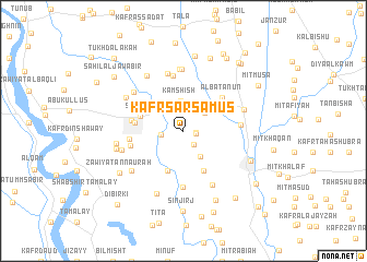 map of Kafr Sarsamūs