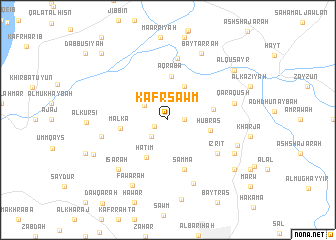 map of Kafr Sawm