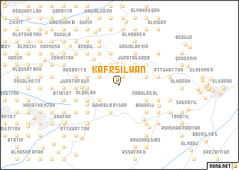 map of Kafr Silwān