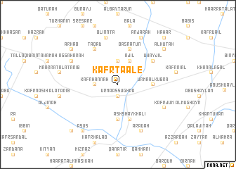 map of Kafr Taalé