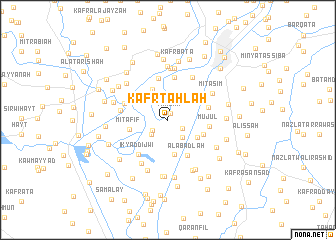 map of Kafr Ţaḩlah