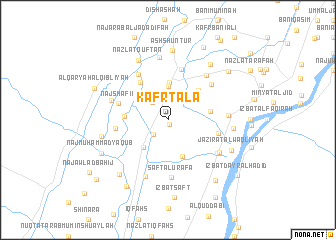 map of Kafr Ţalā