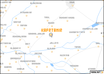 map of Kafr Tāmir