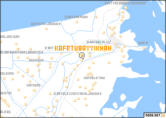 map of Kafr Ţubayyikhah