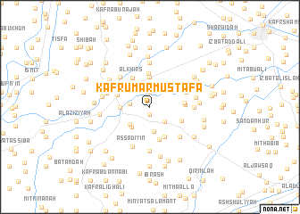 map of Kafr ‘Umar Muşţafá