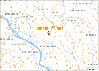 map of Kafr Umm Yūsuf