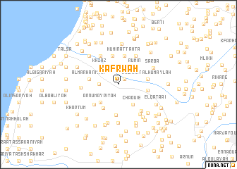 map of Kafrwah
