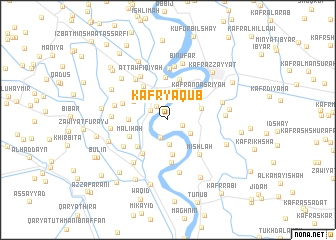 map of Kafr Ya‘qūb