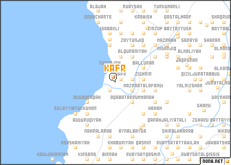 map of Kafr