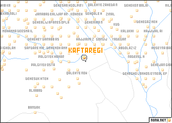 map of Kaftāregī