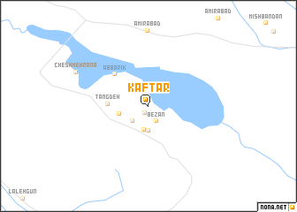 map of Kāftar
