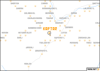 map of Kaftar