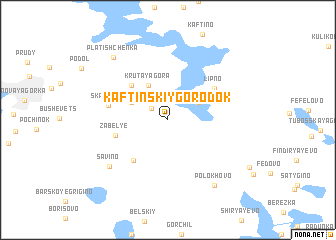 map of Kaftinskiy Gorodok
