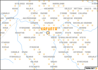 map of Kafunta