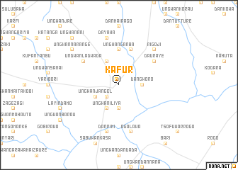 map of Kafur