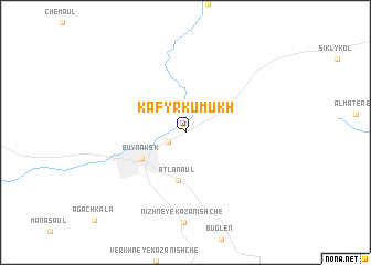 map of Kafyrkumukh