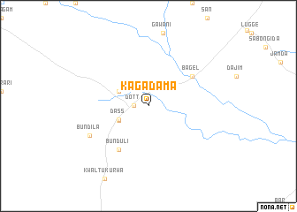 map of Kagadama
