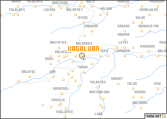 map of Kagaluan