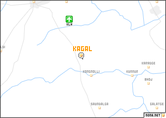 map of Kāgal