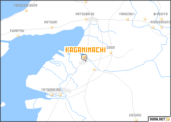 map of Kagamimachi