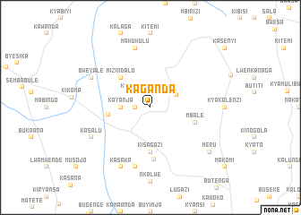 map of Kaganda