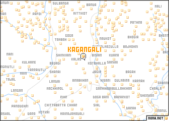 map of Kāgān Gali